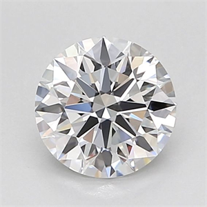 Picture of Lab Grown Diamond 1.05 Carats, Round with Ideal Cut, D Color, VVS2 Clarity and Certified by IGI