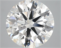 Lab Grown Diamond 7.18 Carats, Round with Ideal Cut, H Color, VS1 Clarity and Certified by IGI
