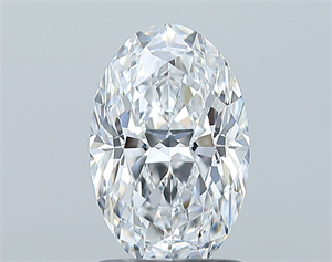 Picture of Natural Diamond 1.22 Carats, Oval with  Cut, D Color, VVS1 Clarity and Certified by GIA