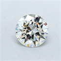 Natural Diamond 0.70 Carats, Round with Excellent Cut, L Color, VS2 Clarity and Certified by GIA