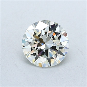 Picture of Natural Diamond 0.70 Carats, Round with Excellent Cut, L Color, VS2 Clarity and Certified by GIA