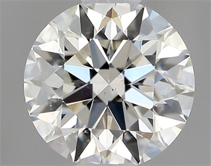 Foto Diamante Natural 0.42 quilates, Redondo , Color I, claridad SI1 y certificado GIA de