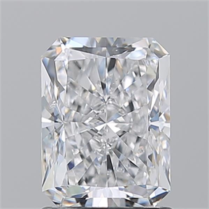Picture of Natural Diamond 1.53 Carats, Radiant with  Cut, D Color, SI2 Clarity and Certified by GIA
