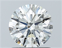 Natural Diamond 0.90 Carats, Round with Excellent Cut, I Color, VS1 Clarity and Certified by GIA