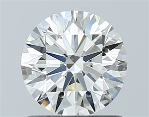 Picture of Natural Diamond 0.90 Carats, Round with Excellent Cut, I Color, VS1 Clarity and Certified by GIA