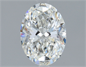 Natural Diamond 1.31 Carats, Oval with  Cut, G Color, IF Clarity and Certified by GIA