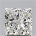 Natural Diamond 2.20 Carats, Princess with  Cut, J Color, VS1 Clarity and Certified by GIA