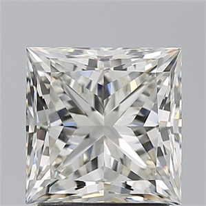 Picture of Natural Diamond 2.20 Carats, Princess with  Cut, J Color, VS1 Clarity and Certified by GIA