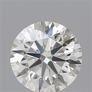 Picture of Natural Diamond 0.58 Carats, Round with Very Good Cut, K Color, VVS1 Clarity and Certified by GIA