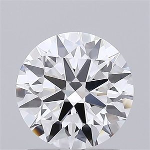 Picture of Lab Grown Diamond 1.08 Carats, Round with Ideal Cut, D Color, VVS2 Clarity and Certified by IGI