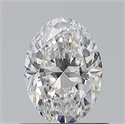 Natural Diamond 0.70 Carats, Oval with  Cut, E Color, VS1 Clarity and Certified by GIA