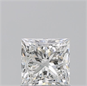 Natural Diamond 1.01 Carats, Princess with  Cut, G Color, VVS2 Clarity and Certified by GIA