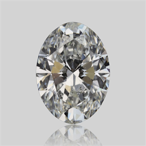 Foto Diamante Natural 0.71 quilates, Ovalado , Color F, claridad VVS2 y certificado GIA de