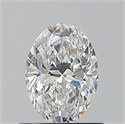 Natural Diamond 0.70 Carats, Oval with  Cut, E Color, VVS1 Clarity and Certified by GIA