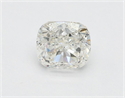 Natural Diamond 0.70 Carats, Cushion with  Cut, J Color, SI2 Clarity and Certified by GIA