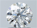 Diamante Natural 0.90 quilates, Redondo , Color G, claridad SI1 y certificado GIA