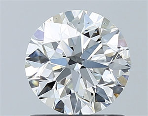 Foto Diamante Natural 0.90 quilates, Redondo , Color G, claridad SI1 y certificado GIA de