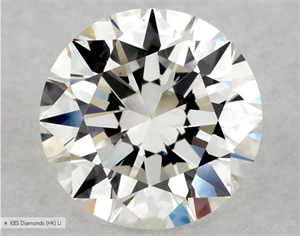 Picture of Natural Diamond 0.70 Carats, Round with Excellent Cut, I Color, SI2 Clarity and Certified by GIA