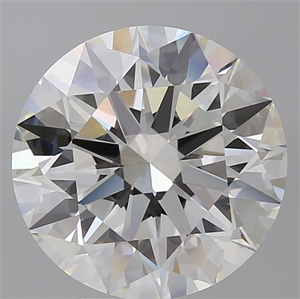 Picture of Lab Grown Diamond 6.10 Carats, Round with Ideal Cut, F Color, VVS2 Clarity and Certified by IGI