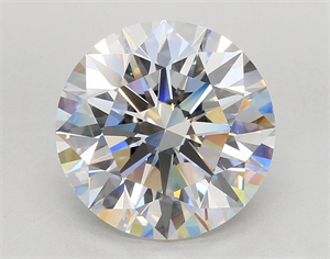 Picture of Lab Grown Diamond 8.50 Carats, Round with Ideal Cut, F Color, VS1 Clarity and Certified by IGI