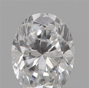 Picture of Natural Diamond 0.18 Carats, Oval with  Cut, D Color, VS1 Clarity and Certified by IGI