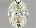 Natural Diamond 1.90 Carats, Oval with  Cut, K Color, SI1 Clarity and Certified by GIA