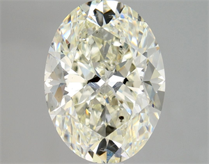 Picture of Natural Diamond 1.90 Carats, Oval with  Cut, K Color, SI1 Clarity and Certified by GIA