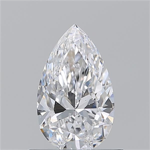 Picture of Natural Diamond 0.70 Carats, Pear with  Cut, D Color, VS2 Clarity and Certified by GIA