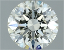 Natural Diamond 0.70 Carats, Round with Excellent Cut, L Color, SI2 Clarity and Certified by GIA
