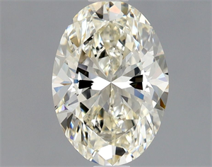 Picture of Natural Diamond 0.90 Carats, Oval with  Cut, K Color, VVS2 Clarity and Certified by GIA