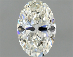 Foto Diamante Natural 0.69 quilates, Ovalado , Color J, claridad VVS1 y certificado GIA de