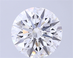 Picture of Lab Grown Diamond 10.03 Carats, Round with Ideal Cut, E Color, SI1 Clarity and Certified by IGI