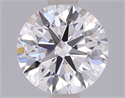 Lab Grown Diamond 1.41 Carats, Round with Ideal Cut, D Color, VVS2 Clarity and Certified by IGI