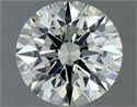 Diamante Natural 0.70 quilates, Redondo , Color K, claridad SI1 y certificado IGI