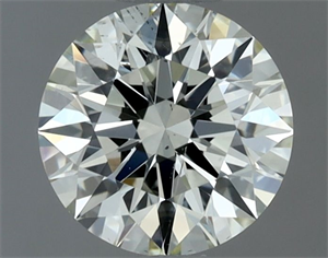 Foto Diamante Natural 0.70 quilates, Redondo , Color K, claridad SI1 y certificado IGI de