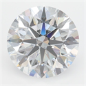 Lab Grown Diamond 3.01 Carats, Round with Excellent Cut, D Color, VVS2 Clarity and Certified by GIA