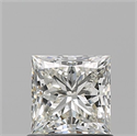Natural Diamond 1.01 Carats, Princess with  Cut, J Color, VVS1 Clarity and Certified by GIA