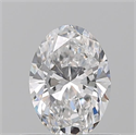 Natural Diamond 0.51 Carats, Oval with  Cut, E Color, VVS2 Clarity and Certified by GIA