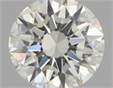 Diamante Natural 0.51 quilates, Redondo , Color K, claridad VVS1 y certificado GIA