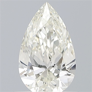 Picture of Natural Diamond 0.50 Carats, Pear with  Cut, H Color, IF Clarity and Certified by IGI