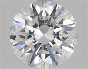 Picture of Natural Diamond 2.07 Carats, Round with Excellent Cut, D Color, VVS2 Clarity and Certified by GIA