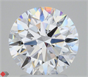 Del inventario de diamantes de laboratorio, 3.06 quilates, Redondo , Color D, claridad IF y certificado IGI