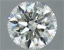 Natural Diamond 1.10 Carats, Round with Excellent Cut, M Color, VS1 Clarity and Certified by GIA
