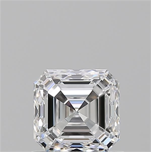 Picture of Natural Diamond 0.90 Carats, Asscher with  Cut, E Color, VVS2 Clarity and Certified by GIA