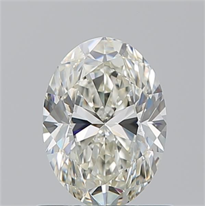 Picture of Natural Diamond 0.90 Carats, Oval with  Cut, J Color, VS2 Clarity and Certified by GIA