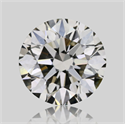 Natural Diamond 0.70 Carats, Round with Excellent Cut, J Color, VS1 Clarity and Certified by IGI