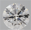 Lab Grown Diamond 3.06 Carats, Round with Ideal Cut, E Color, VS1 Clarity and Certified by IGI