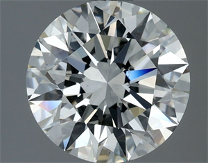 Picture of Natural Diamond 2.01 Carats, Round with Excellent Cut, H Color, VS2 Clarity and Certified by IGI