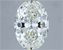 Natural Diamond 5.27 Carats, Oval with  Cut, I Color, VVS1 Clarity and Certified by IGI