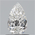 Natural Diamond 0.52 Carats, Pear with  Cut, F Color, IF Clarity and Certified by GIA